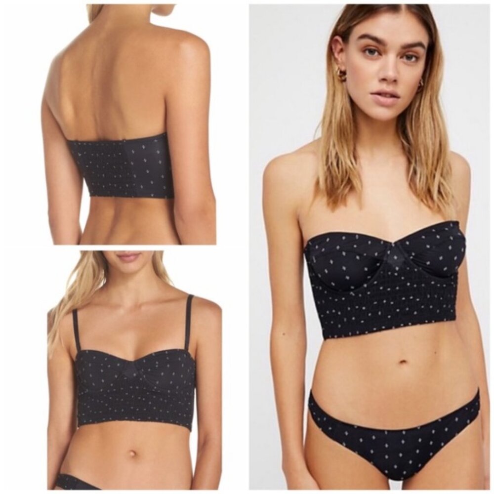 Free People Come a Little Closer Convertible Underwire Longline Bra